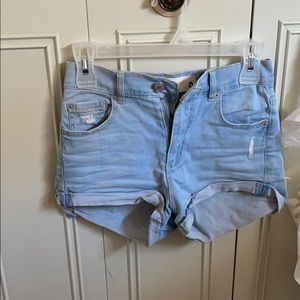 Garage denim shorts
